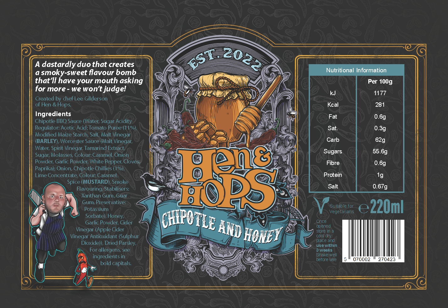 Hen & Hops Chipotle Honey Sauce