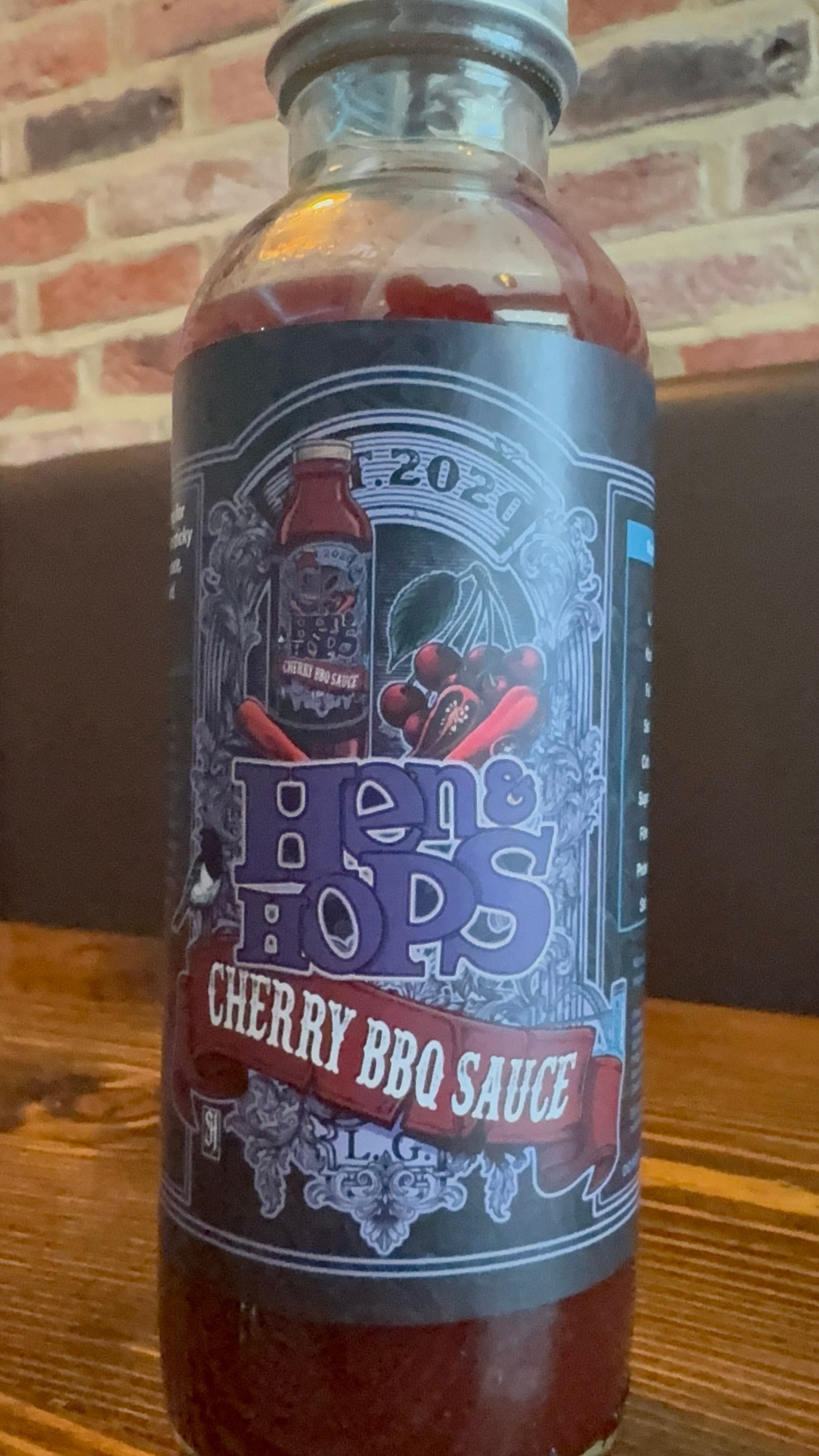 Hen & Hops Pretty Please with a Cherry on Top Cherry BBQ Sauce