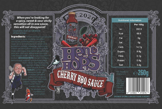 Hen & Hops Pretty Please with a Cherry on Top Cherry BBQ Sauce