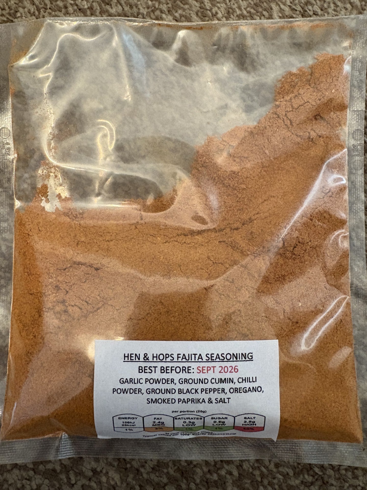 Hen & Hops' Fajita Seasoning