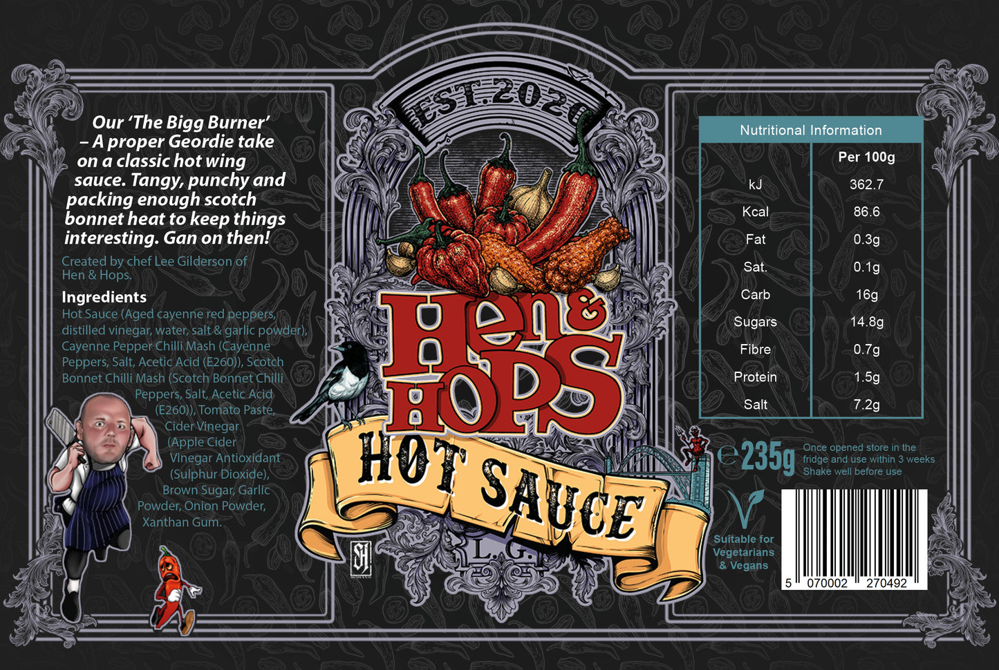 Hen & Hops Hot Sauce
