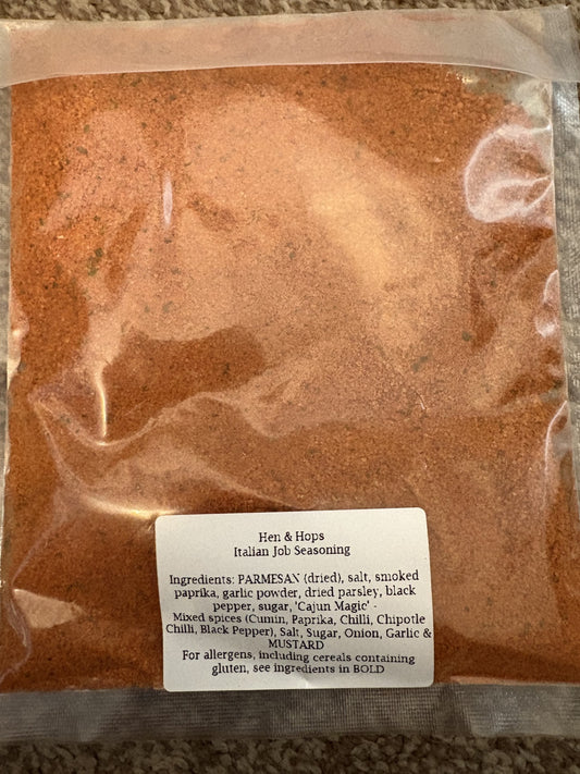 Hen & Hops' Italian Job, Smoked paprika & parmesan seasoning