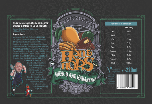 Hen & Hops Mango Habanero Sauce